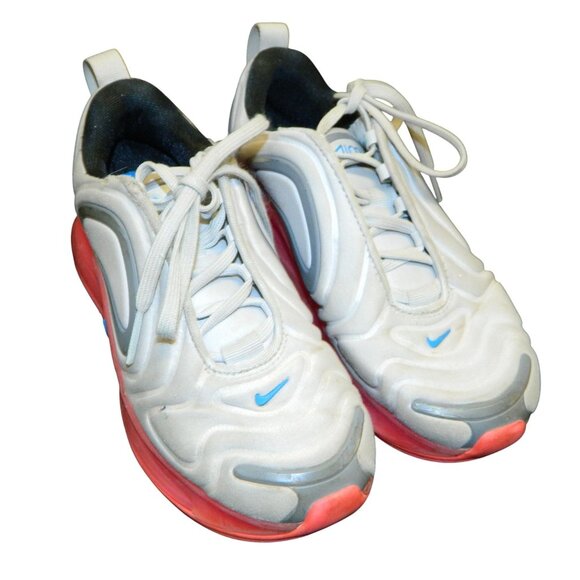 Nike Air Max 720 Youth Shoes White & Pink Size 1Y Lightw Breathable Sneakers - Picture 1 of 8